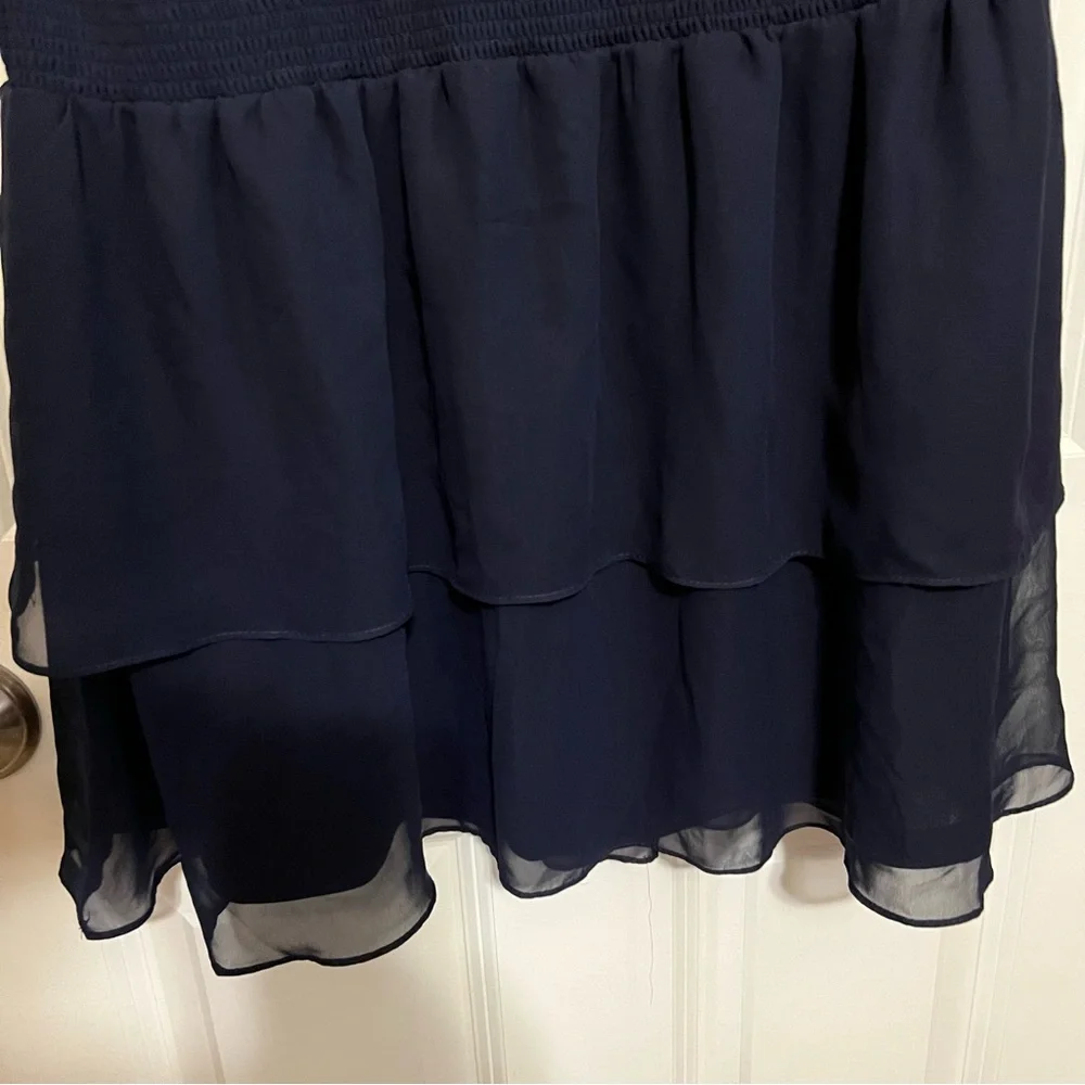 1. State Navy Blue Mock Neck Sleeveless Dress Size XL - Picture 8 of 8